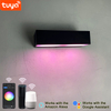 Lampada da parete intelligente da 9W app controllata da app illuminazione controllata da app mobile TUYA APP applique da parete a LED applique da parete rettangolare per esterni impermeabile