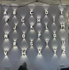 Alfabeto Lampada DIY Company LOGO Alfabeto Lampada da parete Applique da parete a led Applique da parete moderna per esterni Applique da parete a led Luci da parete Confezione da parete Illuminazione a led