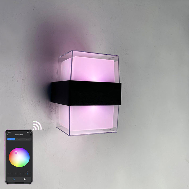 LED wandleuchte cob Tuya lampara de luz pared esterno wandlamp Rgb Led Applique da parete per interni faretto da parete Faretto