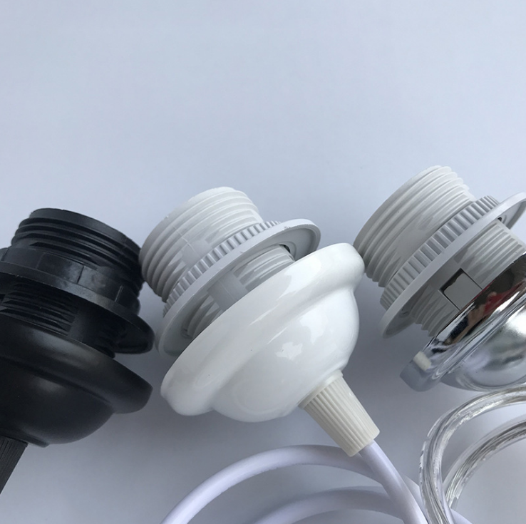 Vassoio da soffitto con filo di sospensione corpo luce vite portalampada E27 lampadario portalampada illuminazione lampade accesso lampadina LED