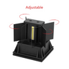 2023 IP65 impermeabile 12W 20W lampada da parete a led per esterni per interni lampada da parete regolabile in alluminio a montaggio superficiale AC85 ~ 265V riparo per portico a led