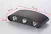 Moderna lampada da parete a LED impermeabile per portici per portici per portici per porte del corridoio dell'hotel per interni moderni