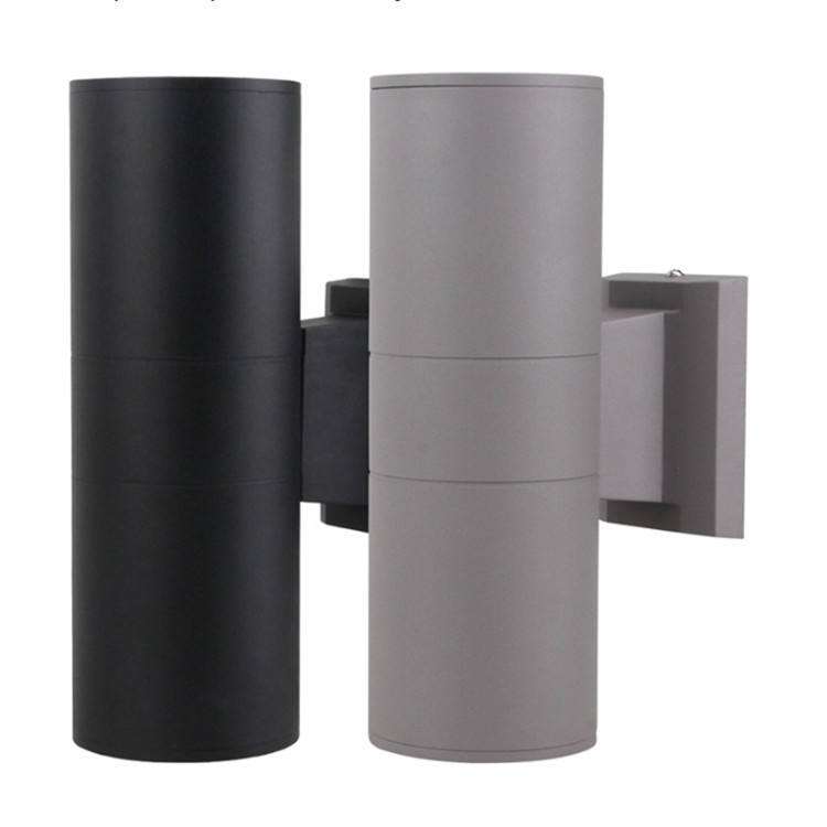 6W COB Up Down Impermeabile IP65 Lampada da portico Cilindro da esterno a doppia testa Apparecchio da balcone per interni Lampada da parete a LED da parete