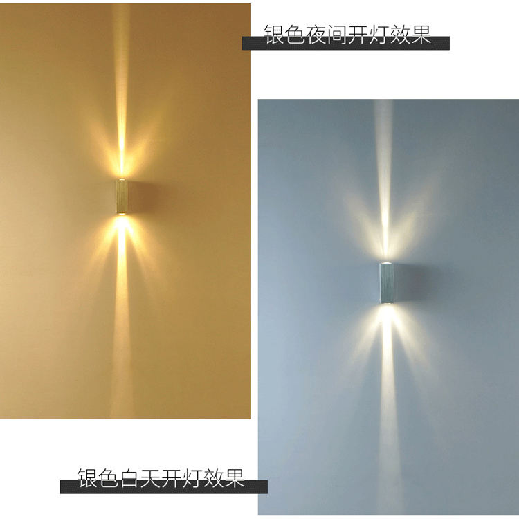 Nuova lampada da parete a LED Illuminazione da parete per corridoio impermeabile per esterni Illuminazione per esterni in alluminio