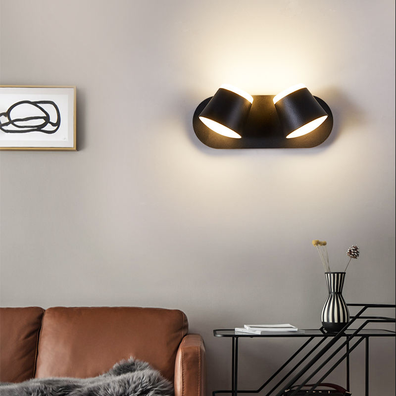 Lampade da parete Led Lineari Luce su e giù Corpo luminoso Lampada Articolo Illuminazione Stile Ufficio moderno Rohs Materiale Epistar Flusso in ingresso