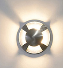 Lampada sepolta a trasmissione luminosa a LED 1W lampada da terra per illuminazione esterna a prova di pioggia da giardino incorporata nel cortile