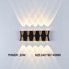 Lampada da parete per balcone da giardino impermeabile IP65 a LED Lampada da parete per interni ed esterni decorativa