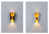 Lampada decorativa a led di piccole dimensioni Lampada da parete a forma di barca su e giù luce moderna per interni ed esterni