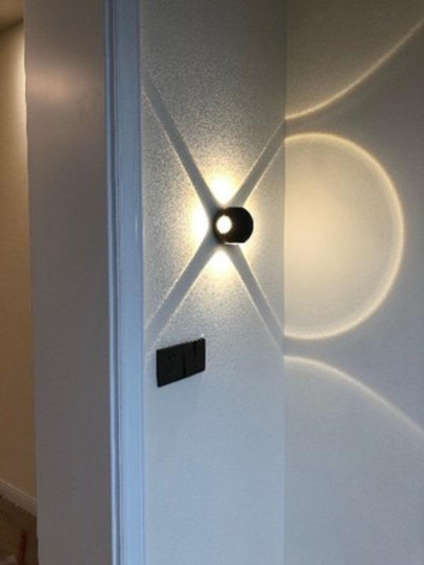 Lampada a led decorativa IP65 Lampada da parete sferica impermeabile e moderna lampada da esterno impermeabile Wandlampe in alluminio