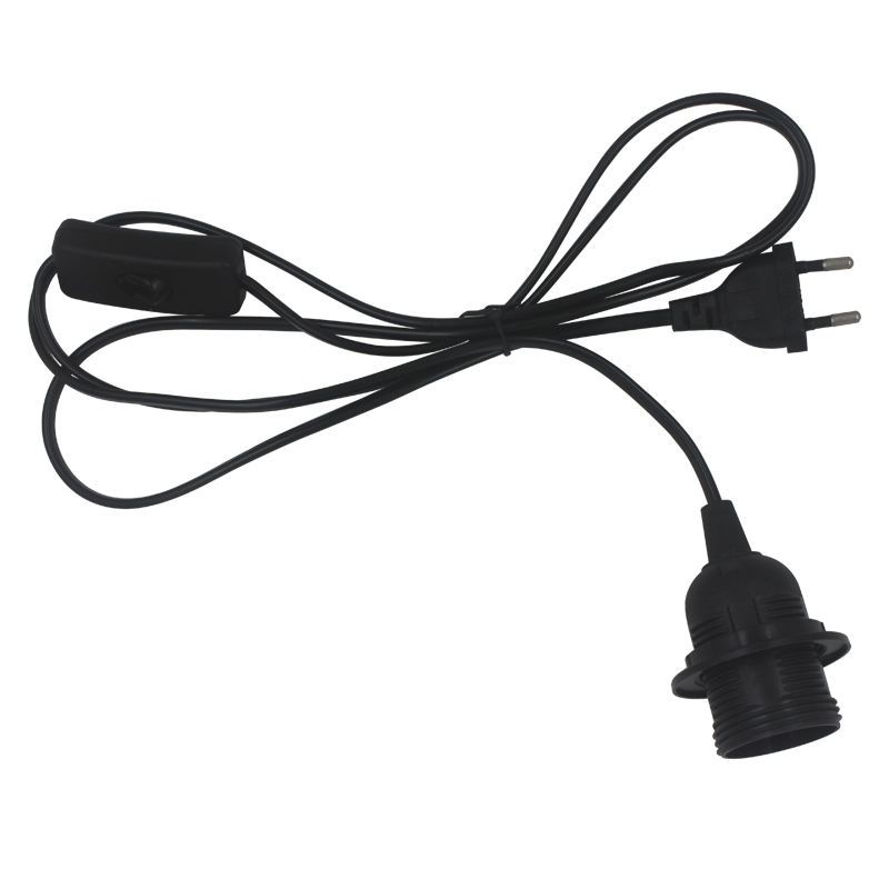 accessori per lampade Cavo spina europea Cavo da 1,8 m con interruttore 303 Cavo luce diretta in fabbrica