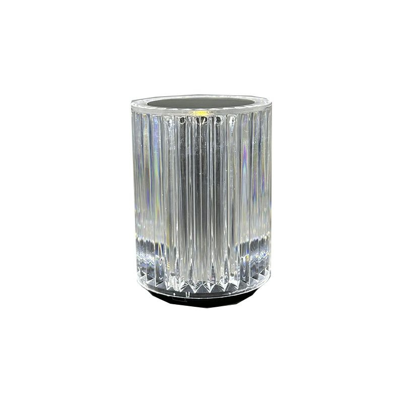 Lampada da tavolo in acrilico di vendita calda di Amazon Lampada da tavolo ricaricabile USB per regalo di festa Lampada da tavolo con telecomando a 16 colori che cambia