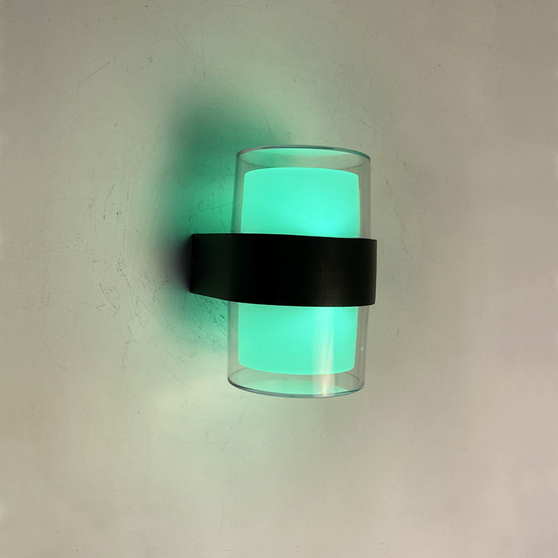 Moderna applique da parete a LED per interni Tuya APP Dimming RGB / Telecomando Lampada da giardino Impermeabile IP65 Apparecchi di illuminazione per esterni AC85-265V
