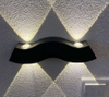 Lampada da parete decorativa a led con 4 barbe e luce notturna da esterno applique decorativa a led impermeabile