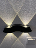 Lampada da parete decorativa a led con 4 barbe e luce notturna da esterno applique decorativa a led impermeabile