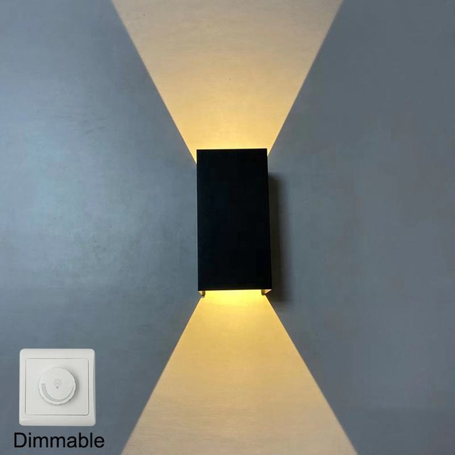 2023 Più nuovo Tuya 9W Lampada da parete Light App Control Illuminazione esterna intelligente Lampada da parete in acrilico Lampada da parete a LED intelligente Sconce