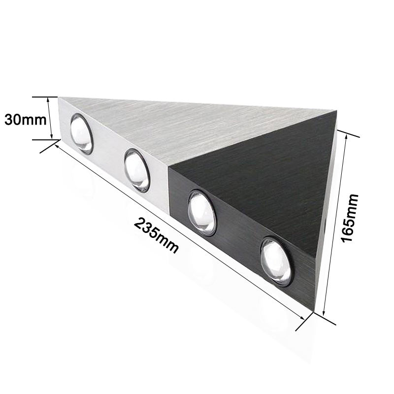Hagood New Arrival 5W Triangle Decorative Led Wall Light AC85-265V Illuminazione per interni Scandinavo Simple Modern Vintage