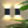 Lampada da parete solare decorazione esterna giardino cortile casa impermeabile su e giù lampada da parete luminosa lampada da parete per esterni