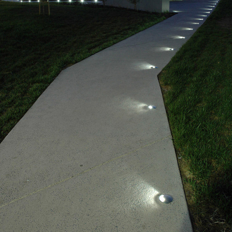 Luce sotterranea a LED IP65 1W 3W Luce sepolta sotto terra Lampada Percorso Giardino Prato Cortile Illuminazione esterna impermeabile 85-265V DC12V