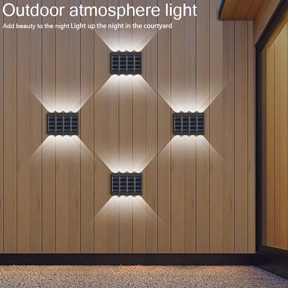 Vendita calda IP65 impermeabile casa LED luce solare sensore di movimento luce solare esterna di sicurezza applique da parete luce solare fissata al muro