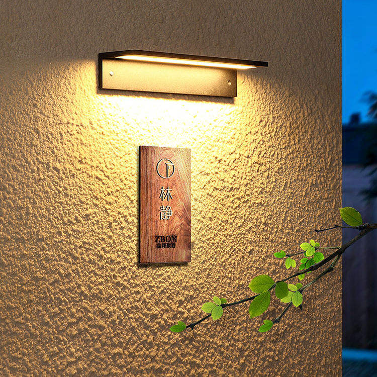 Outdoor Wandlamp Waterdichte LED Lange Moderne IP65 Licht Tuin Binnenplaats Balkon Blaker Armatuur 110V 220V applique da esterno