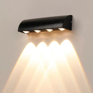 Moderna semplice lampada da parete esterna a LED impermeabile lampade da cortile cancello lampada terrazza balcone applique da giardino prezzo di fabbrica