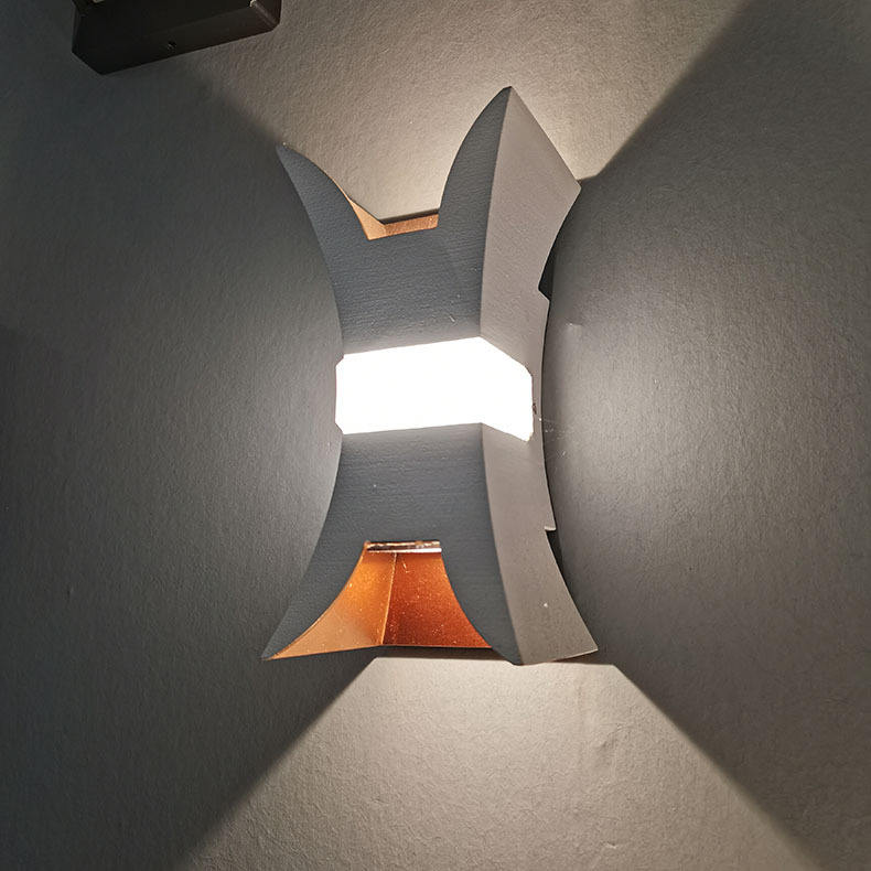 Waterdichte Lampada da esterno per esterni LED Lange Lampada da parete IP65 Alluminio Luce Tuin Villa Veranda Blaker Luce 110V 220V Blaker Armatuur