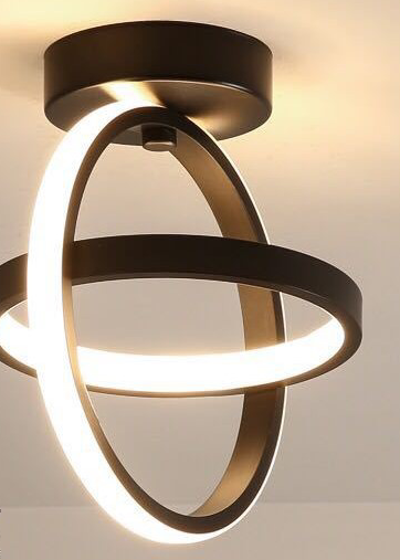 Lampade da soffitto a cerchio bianco per soggiorno Lampada da soffitto a sospensione Lampada da soffitto per camera da letto Lampada da soffitto a led Lampada da soffitto moderna