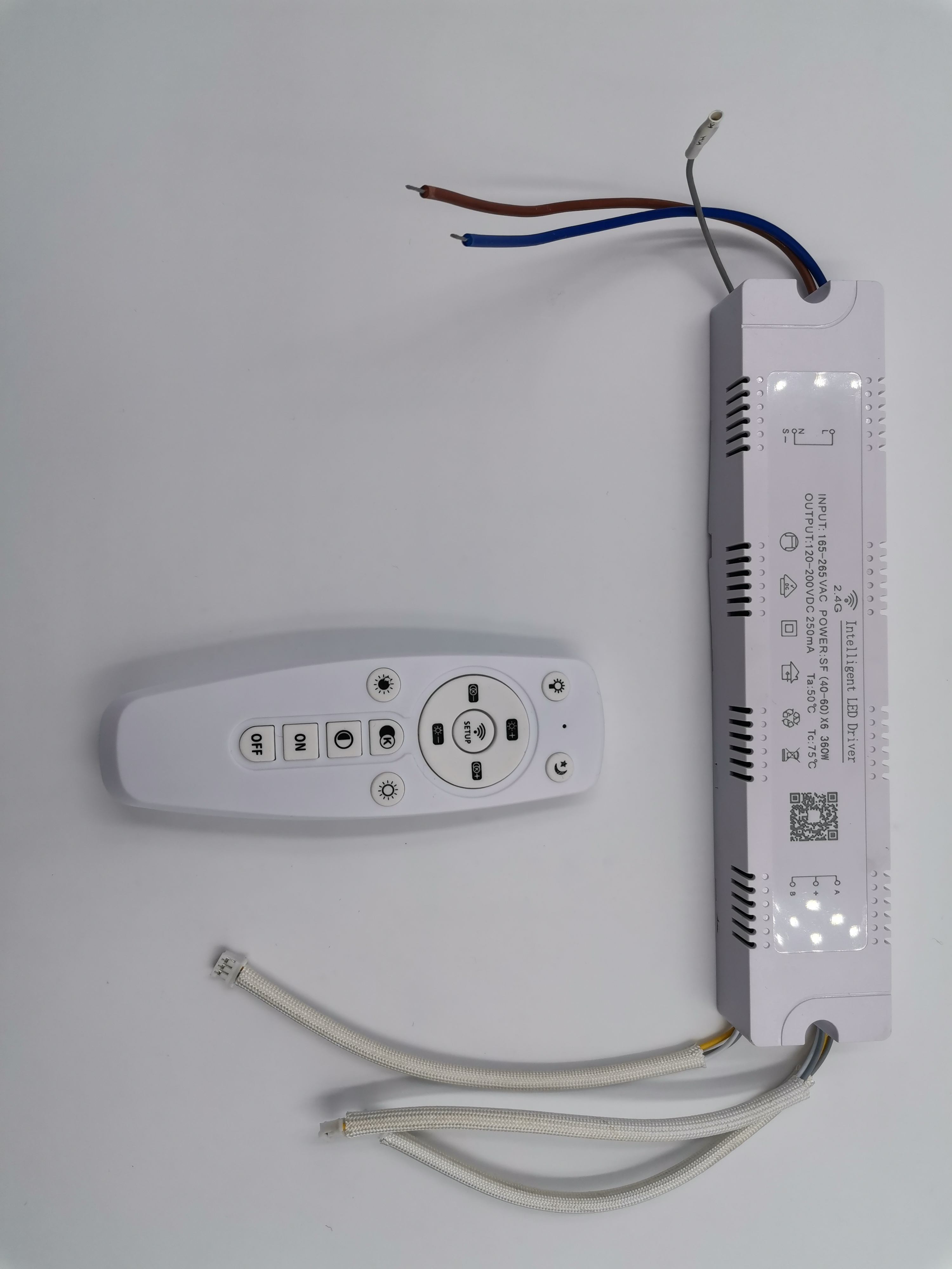 Tuya APP Gateway compatibile Zigbee Smart Dip Dimming Power Driver 2.4G controllo app e controller