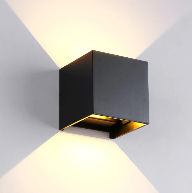 Applique da parete a led lampada rgb luce solare per interni Led Wandlamp Alluminio Outdoor IP65 Waterdicht Up Down Lighting applique da parete a led per esterni