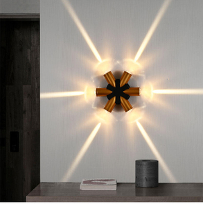 Lampada da parete impermeabile per esterni moderna semplice e creativa Lampade da cortile a LED Lampada da cancello Lampada da parete per balcone