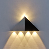 Lampada da parete su e giù a triangolo da 5W per scale della camera da letto Illuminazione per interni Illuminazione su e giù Capodanno in stile europeo