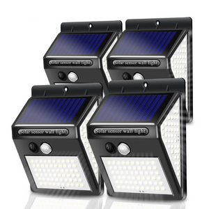 Smart Solar LED Outdoor Impermeabile Su e Giù Illuminazione luminosa Decorazione da giardino Luci solari Scale Recinzione Lampada solare