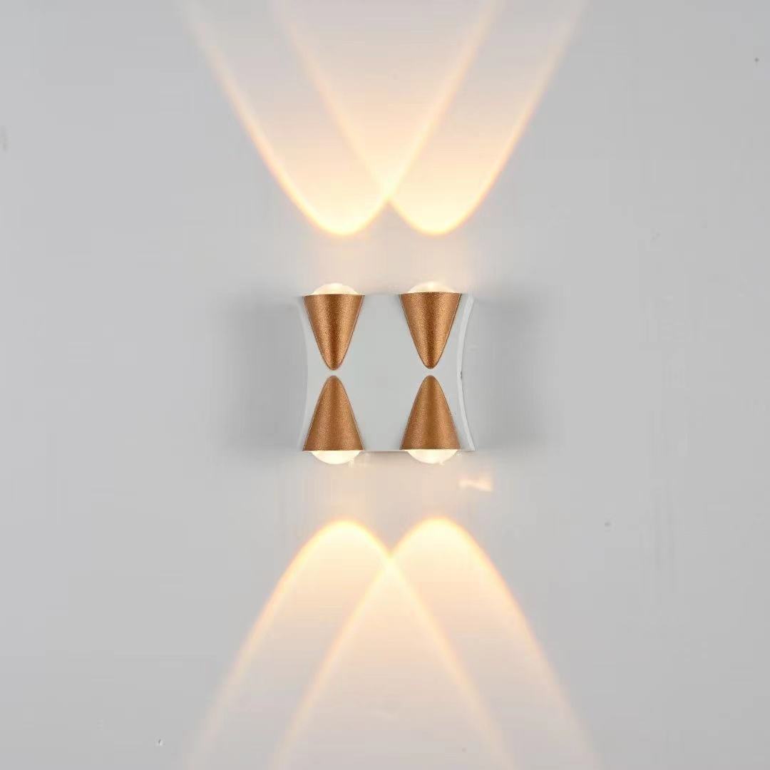Lampada da parete da giardino a LED impermeabile IP65 Applique decorativa per interni ed esterni