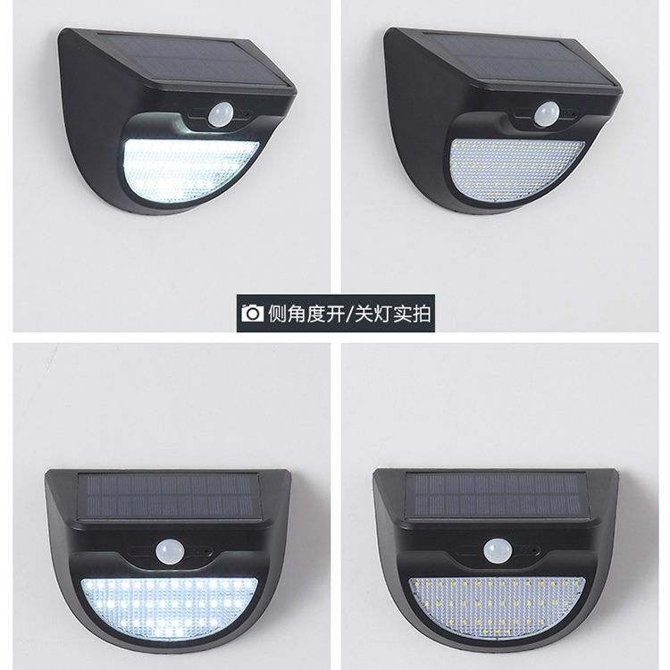 lampada solare lampade solari per esterni lampada solare a led Lampada da parete solare semicircolare lampada da parete solare per esterni