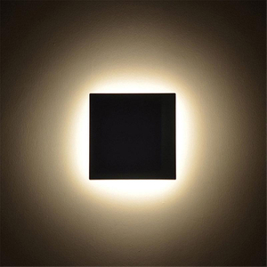 Moderna lampada da parete Eclipse con luci a led da 150 mm e luce notturna decorativa per interni