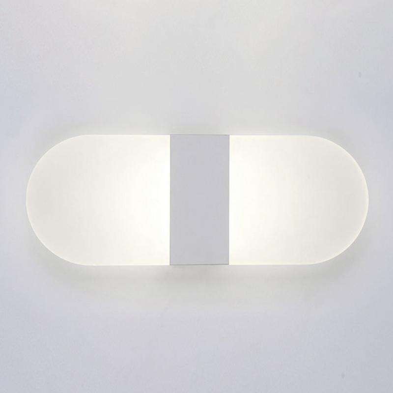 6W Led Light Sliver Lampada da parete in acrilico Illuminazione acrilica Lampada da parete rettangolare Lampada da parete in acrilico Lampada da notte popolare moderna Prezzo di fabbrica 
