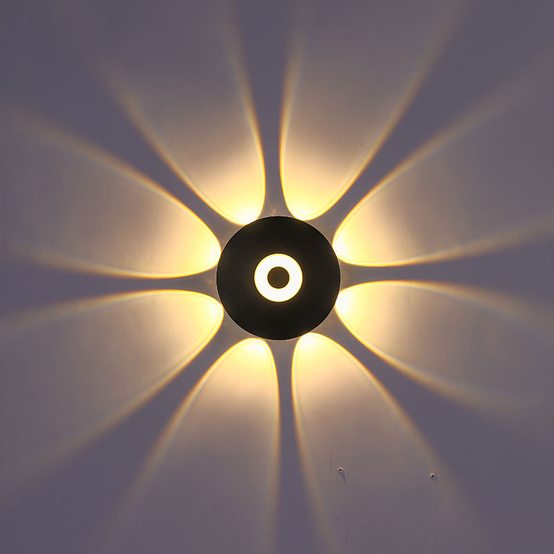 Lampada da parete moderna per esterni Luxury Ip65 Lampada da parete per esterni fabbricata in alluminio Gu10 Nuovo