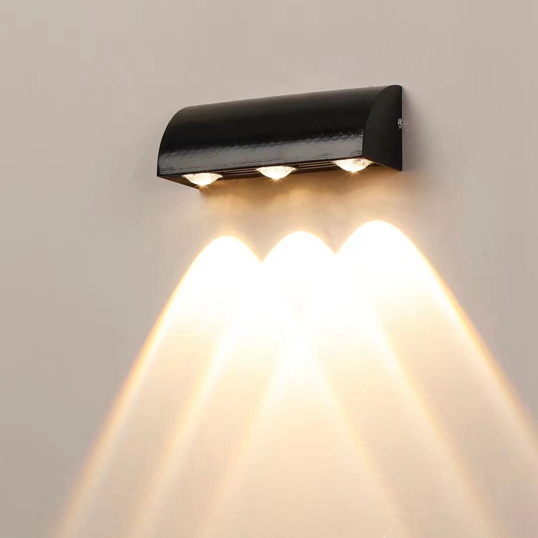 Lampada da parete a LED per interni Lampada da decorazione moderna per interni 85-265V 3W Illuminazione per interni per scale domestiche Applique da parete per soggiorno