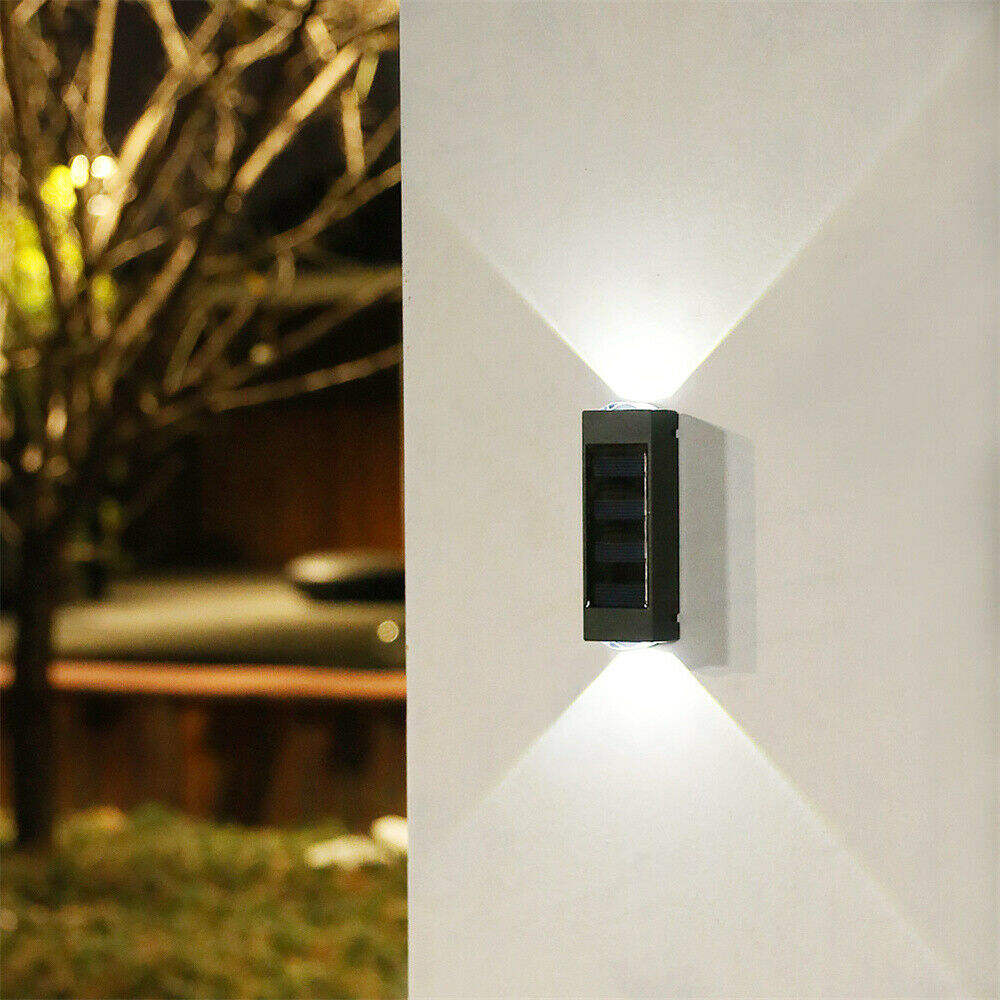 Luci a led solari Lampada da parete per esterni Decor Lampada a bacchetta solare per esterni