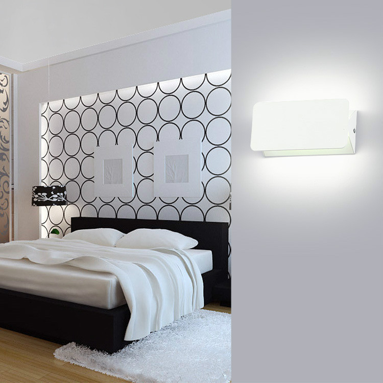6W 12W 18W Lampada da parete a LED per interni Lampada da parete ad angolo regolabile Lampada da parete lunga Design d'interni europeo-francese