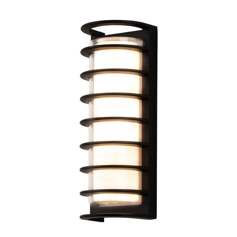 Applique da parete a LED in acrilico quadrato rotondo per esterni Lampada da parete esterna per cortile della villa Lampada da corridoio per corridoio Lampada da parete per balcone