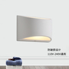 Nuova lampada da parete a sospensione Testata moderna a parete Luce nichel spazzolato Decor Hotel Lampada da parete USB Bend Metallo Luminoso personalizzato