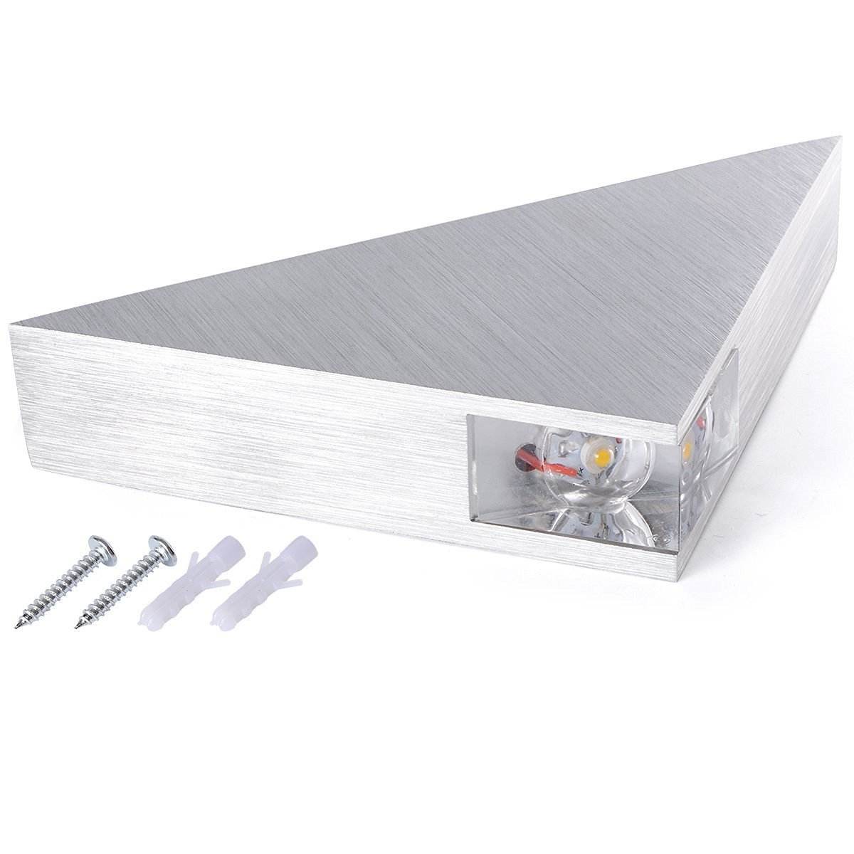 3W9W Lampada da parete per interni a LED a parete moderna triangolare per interni in alluminio per lampada da parete per la decorazione domestica