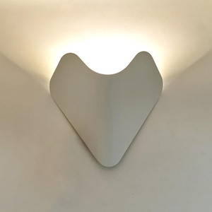 Lampada da comodino bianca 3W Lampada da comodino minimalista Lampada da parete COB Nuova decorazione della parete della camera da letto Lampada da parete COB Lampada da comodino Arte per soggiorno e decorazione dell'hotel