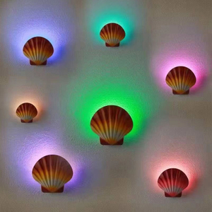 5W NUOVA lampada IP65 impermeabile LED moderna applique da parete a LED per interni lampada da esterno a conchiglia da giardino