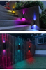 Nuova lampada da parete solare trapezoidale lampada da parete superiore e inferiore impermeabile per esterni per giardino interno