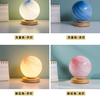 Pianeta lampada di vetro luna Pianeta lampada decorazione camera da letto comodino luce notturna Regalo di compleanno creativo lampada da tavolo a pagamento lampada da tavolo