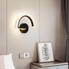 Lampada da parete moderna minimalista in rame Lampada da studio sul comodino della camera da letto del corridoio del corridoio americano Nordic Creative LED Mirror Light Furniture