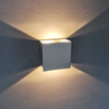 Cube CoB 6W LED Applique da parete Su e giù Applique da parete AC85-265V Camera da letto Comodino Cubo Applique da parete per interni Decorazione in alluminio Articoli per l'illuminazione