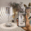 Luci notturne fantasia Lampada da notte a LED Lampada da tavolo in cristallo di design italiano Moda moderna Ricarica USB Regalo romantico Lampada da tavolo a LED con luce notturna